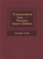 Transcendentalism... - Primary Source Edition,1294379089,9781294379089