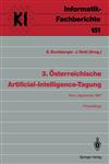 3. Österreichische Artificial-Intelligence-Tagun Wien, 22–25. September 1987,3540183841,9783540183846