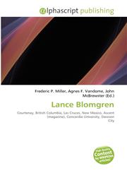 Lance Blomgren,6134338389,9786134338387