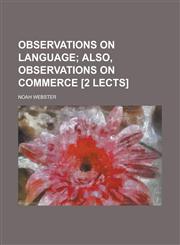 Observations on Language,1151660663,9781151660664