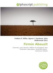 Firmin Abauzit,6135561065,9786135561067