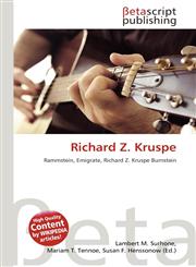 Richard Z. Kruspe,6131052514,9786131052514