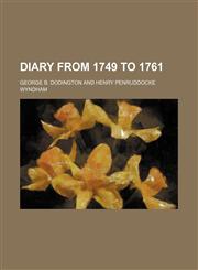 Diary from 1749 to 1761,1151173711,9781151173713