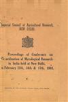 Proceedings of Conference on Co-ordination of Mycological Research in India held at New Delhi on February 15th, 16th and 17th 1943
