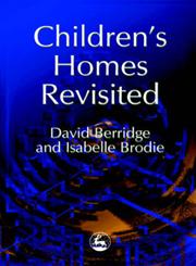 Children's Homes Revisited,1853025658,9781853025655