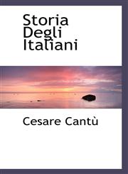 Storia Degli Italiani,1116403277,9781116403275