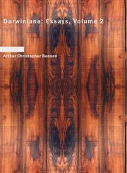Darwiniana Essays, Volume 2,1426450486,9781426450488