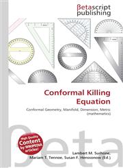 Conformal Killing Equation,6131236798,9786131236792