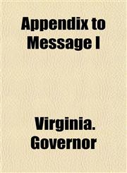 Appendix to Message I,1153443090,9781153443098