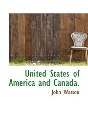 United States of America and Canada.,1117812170,9781117812175
