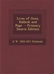 Lives of Gens. Halleck and Pope  - Primary Source Edition,1295635178,9781295635177