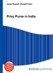 Privy Purse in India,5512458612,9785512458617