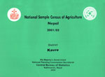 National Sample Census of Agriculture, Nepal, 2001/02 : District - Kavre