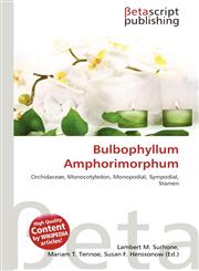 Bulbophyllum Amphorimorphum,6136159651,9786136159652