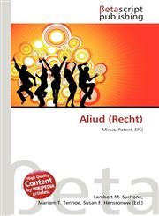 Aliud (Recht),6134482226,9786134482226