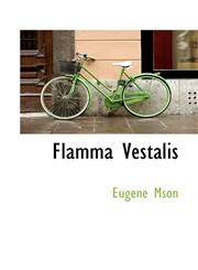 Flamma Vestalis,111084896X,9781110848966