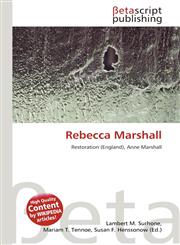 Rebecca Marshall,6136222329,9786136222325