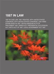 1887 in Law Dawes Act,1156151120,9781156151129