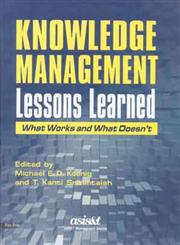 Knowledge Management Lessons Learned What Works and What Doest Not,8170005256,9788170005254