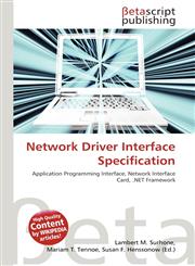 Network Driver Interface Specification,6132465952,9786132465955