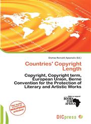 Countries' Copyright Length,6135887742,9786135887747