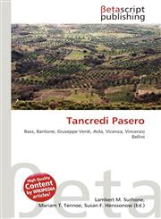 Tancredi Pasero,613535597X,9786135355970