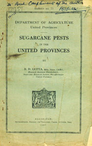 Sugarcane Pests in the United Provinces Revised Edition