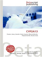 CYP2A13,6136342286,9786136342283