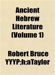 Ancient Hebrew Literature (Volume 1),1151884294,9781151884299