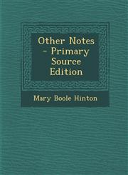 Other Notes - Primary Source Edition,129503218X,9781295032181