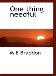 One thing needful,1117291626,9781117291628
