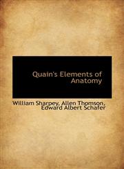 Quain's Elements of Anatomy,1117582779,9781117582771