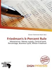 Friedman's k-Percent Rule,6139682614,9786139682614