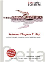 Arizona Elegans Philipi,6135221213,9786135221213