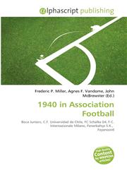 1940 in Association Football,613554392X,9786135543926