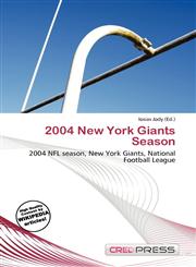 2004 New York Giants Season,6136607476,9786136607474
