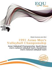 1993 Asian Men's Volleyball Championship,6138360397,9786138360391
