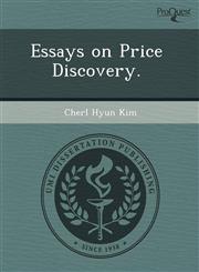 Essays on Price Discovery.,1244606189,9781244606180