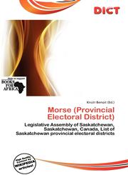 Morse (Provincial Electoral District),613748887X,9786137488874