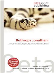 Bothrops Jonathani,6135167030,9786135167030
