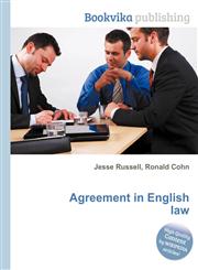Agreement in English Law,5512624059,9785512624050