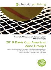 2010 Davis Cup Americas Zone Group I,6134275581,9786134275583