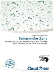 Subgranular Zone,6200442916,9786200442918