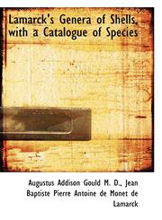 Lamarck's Genera of Shells, with a Catalogue of Species,1117635910,9781117635910