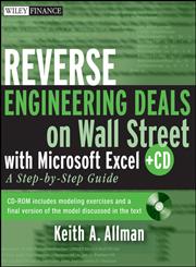 Reverse Engineering Deals on Wall Street with Microsoft Excel A Step-By-Step Guide,0470242051,9780470242056