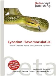 Lycodon Flavomaculatus,6135202103,9786135202106