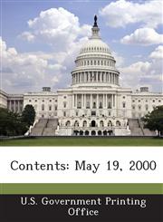 Contents May 19, 2000,1287321968,9781287321965