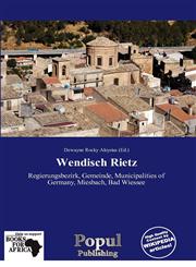 Wendisch Rietz,6138674146,9786138674146