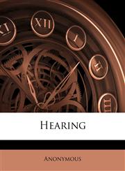 Hearing,1144825288,9781144825285