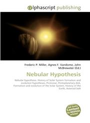 Nebular Hypothesis,6130080700,9786130080709